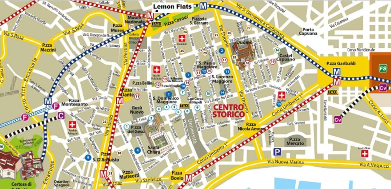 B&B Lemon Flats เนเปิลส์ ภายนอก รูปภาพ